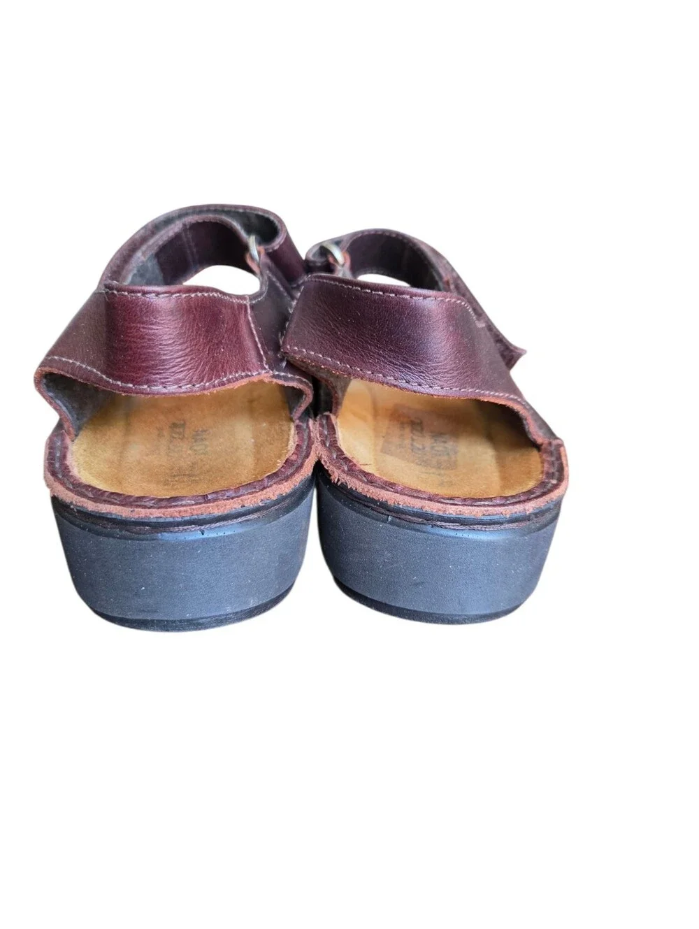 Naot Karenna Leather Comfort Sandals Brown Hook Loop EU 40 US 9 Women Comfort